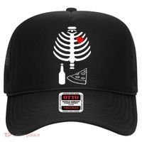 Skeleton Pizza Beer Rib cage Hat thumb 0