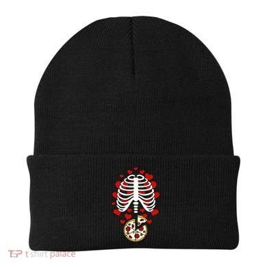 Skeleton Pizza Rib Cage X-Ray Beanie