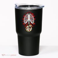 Skeleton Pizza Rib Cage X-Ray Tumbler thumb 0