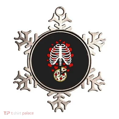 Skeleton Pizza Rib Cage X-Ray Ornament