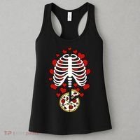 Skeleton Pizza Rib Cage X-Ray Women's Tank Top thumb 3
