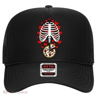 Skeleton Pizza Rib Cage X-Ray Hat