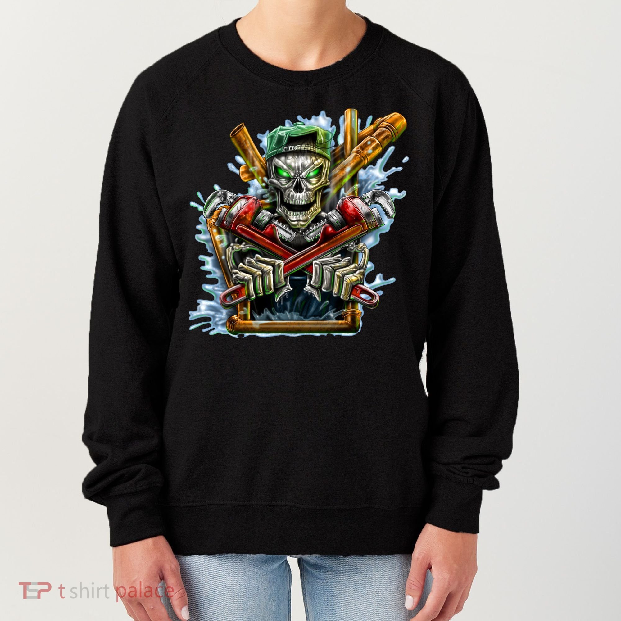 Skeleton Plumber Women's Sweatshirt