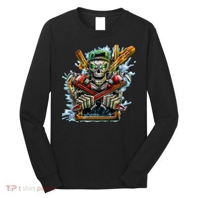 Skeleton Plumber Long Sleeve Shirt