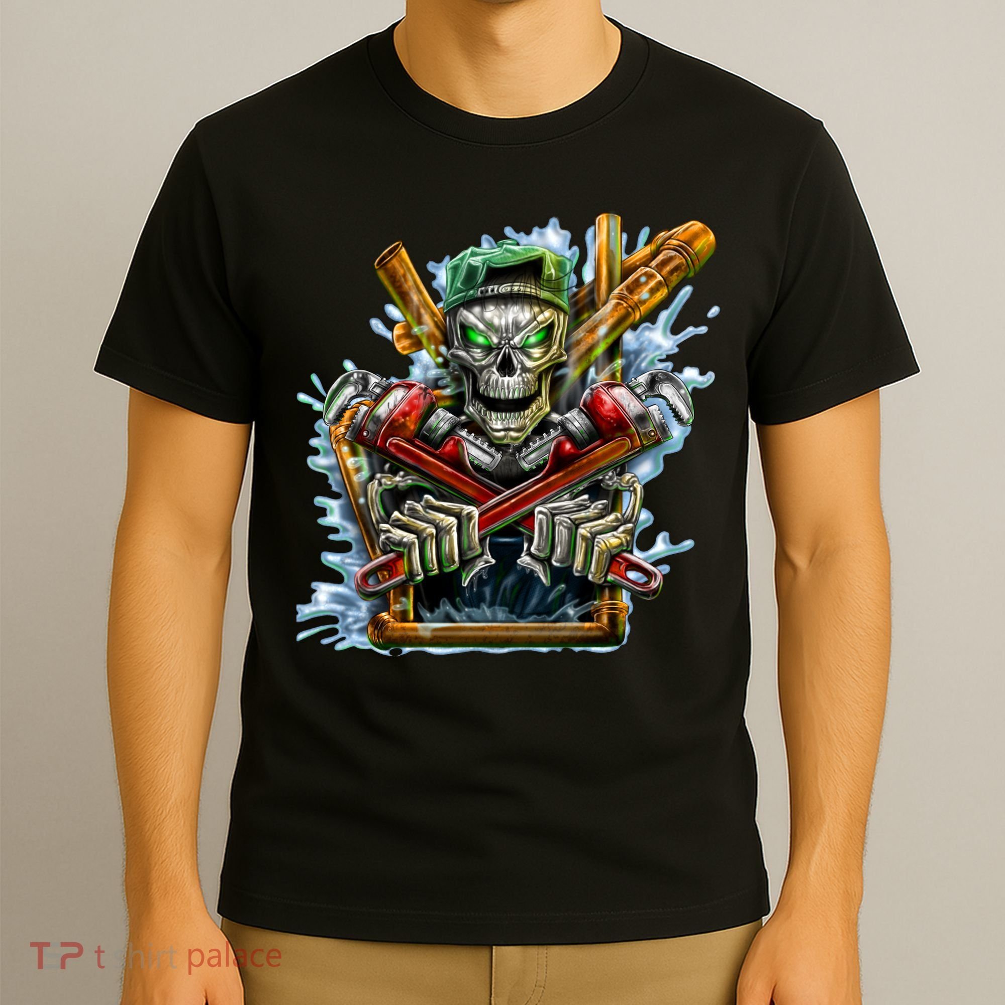 Skeleton Plumber T-Shirt