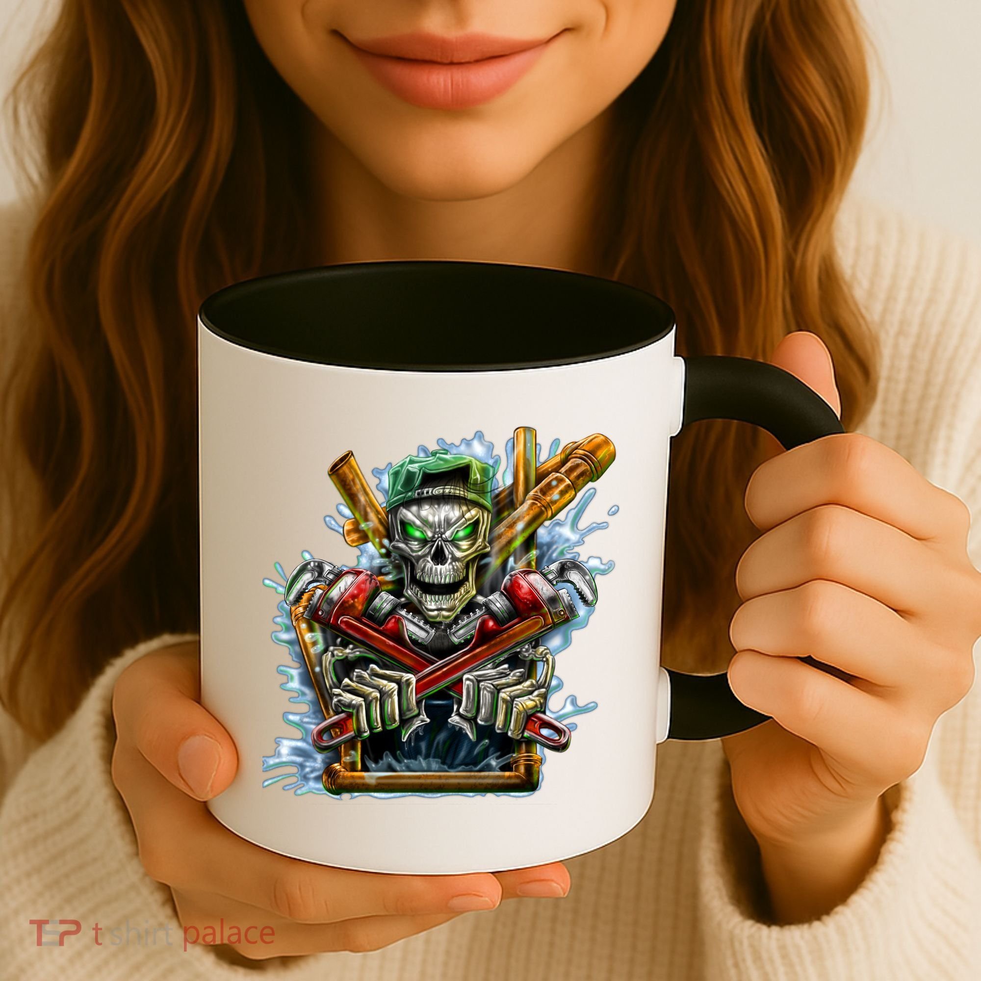 Skeleton Plumber Coffee Mug