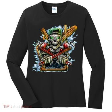 Skeleton Plumber Women's Long Sleeve Shirt