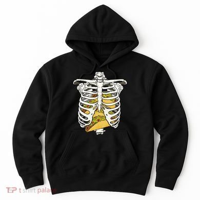 Skeleton Rib Cage Filled With Tacos Hoodie