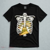 Skeleton Rib Cage Filled With Tacos T-Shirt thumb 5