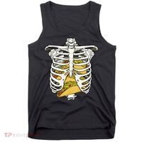 Skeleton Rib Cage Filled With Tacos Tank Top thumb 0