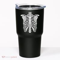 Skeleton Rib Cage Scary Halloween Costume Tumbler thumb 0