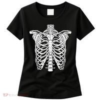 Skeleton Rib Cage Scary Halloween Costume Women's T-Shirt thumb 0