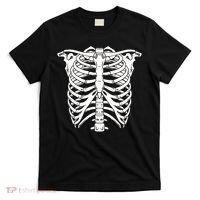 Skeleton Rib Cage Skull Chest T-Shirt thumb 0