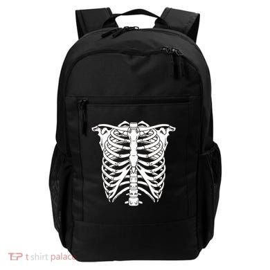 Skeleton Rib Cage Skull Chest Backpack
