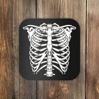 Skeleton Rib Cage Skull Chest Coaster thumb 0
