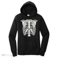 Skeleton Rib Cage Skull Chest Women's Hoodie thumb 0