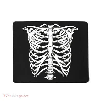 Skeleton Rib Cage Skull Chest Mousepad