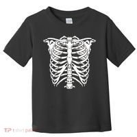 Skeleton Rib Cage Skull Chest Toddler T-Shirt thumb 0