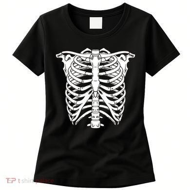 Skeleton Rib Cage Skull Chest Women's T-Shirt