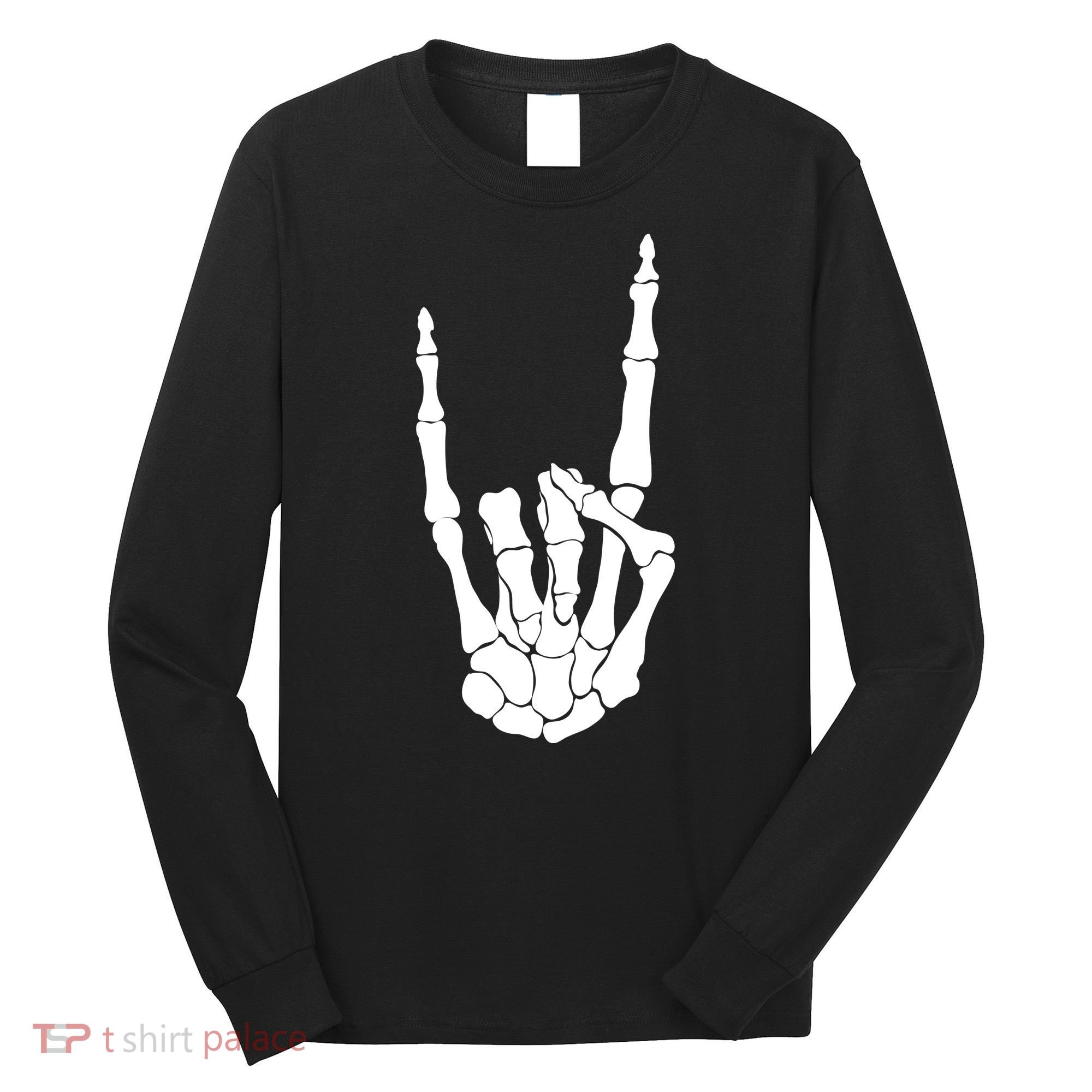 Skeleton Rocks Long Sleeve Shirt