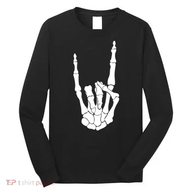 Skeleton Rocks Long Sleeve Shirt