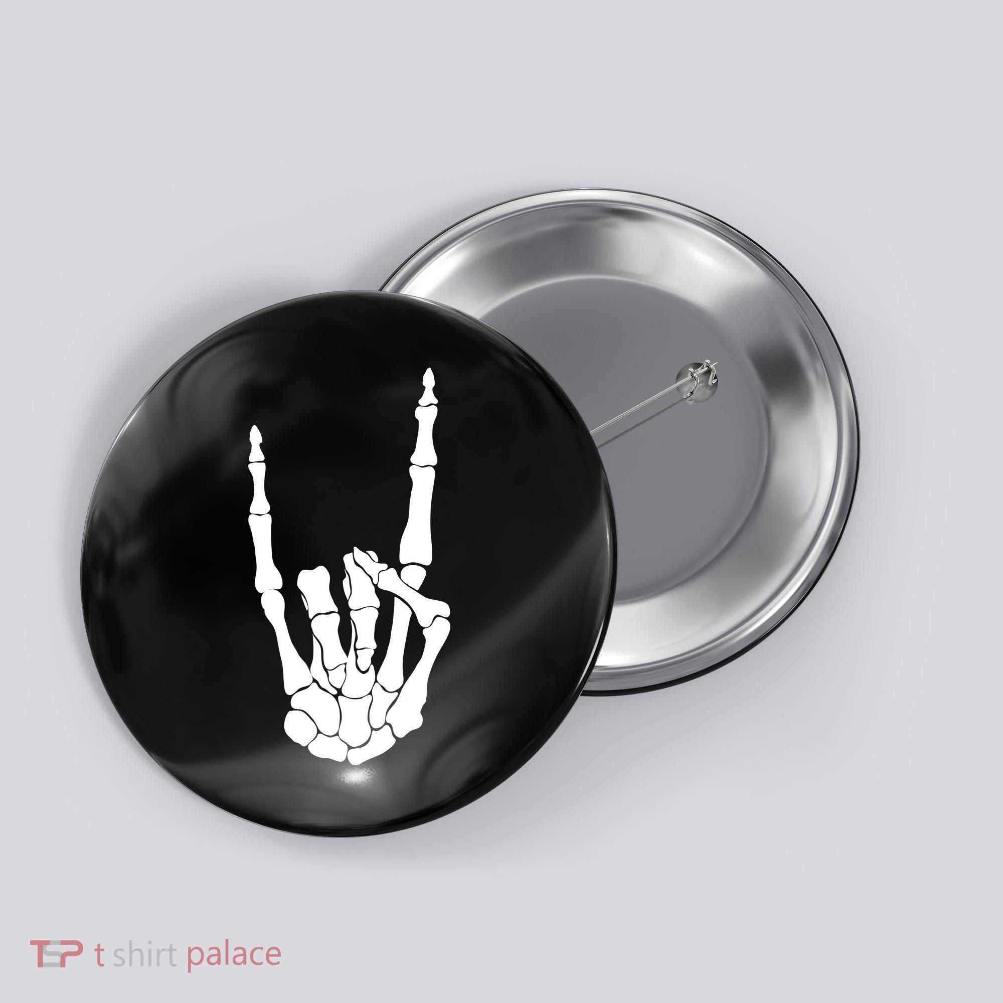 Skeleton Rocks Button
