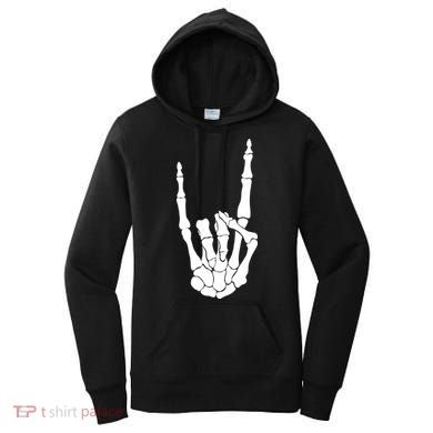 Skeleton Rocks Women's Hoodie