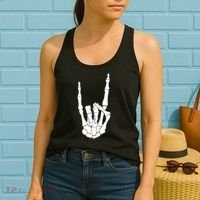 Skeleton Rocks Women's Tank Top thumb 2