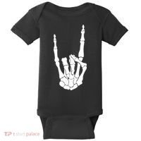 Skeleton Rocks Baby Bodysuit thumb 0