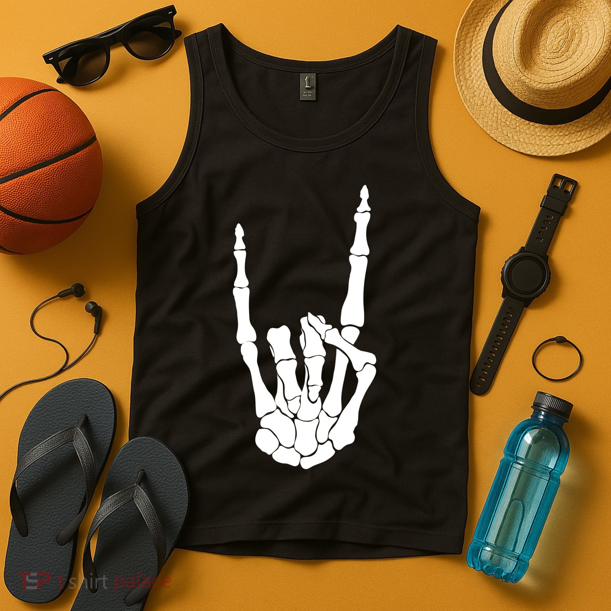 Skeleton Rocks Tank Top