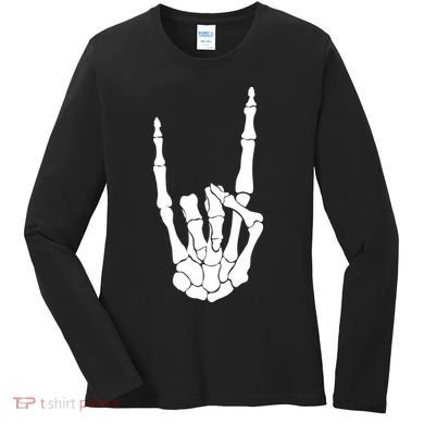 Skeleton Rocks Women's Long Sleeve Shirt