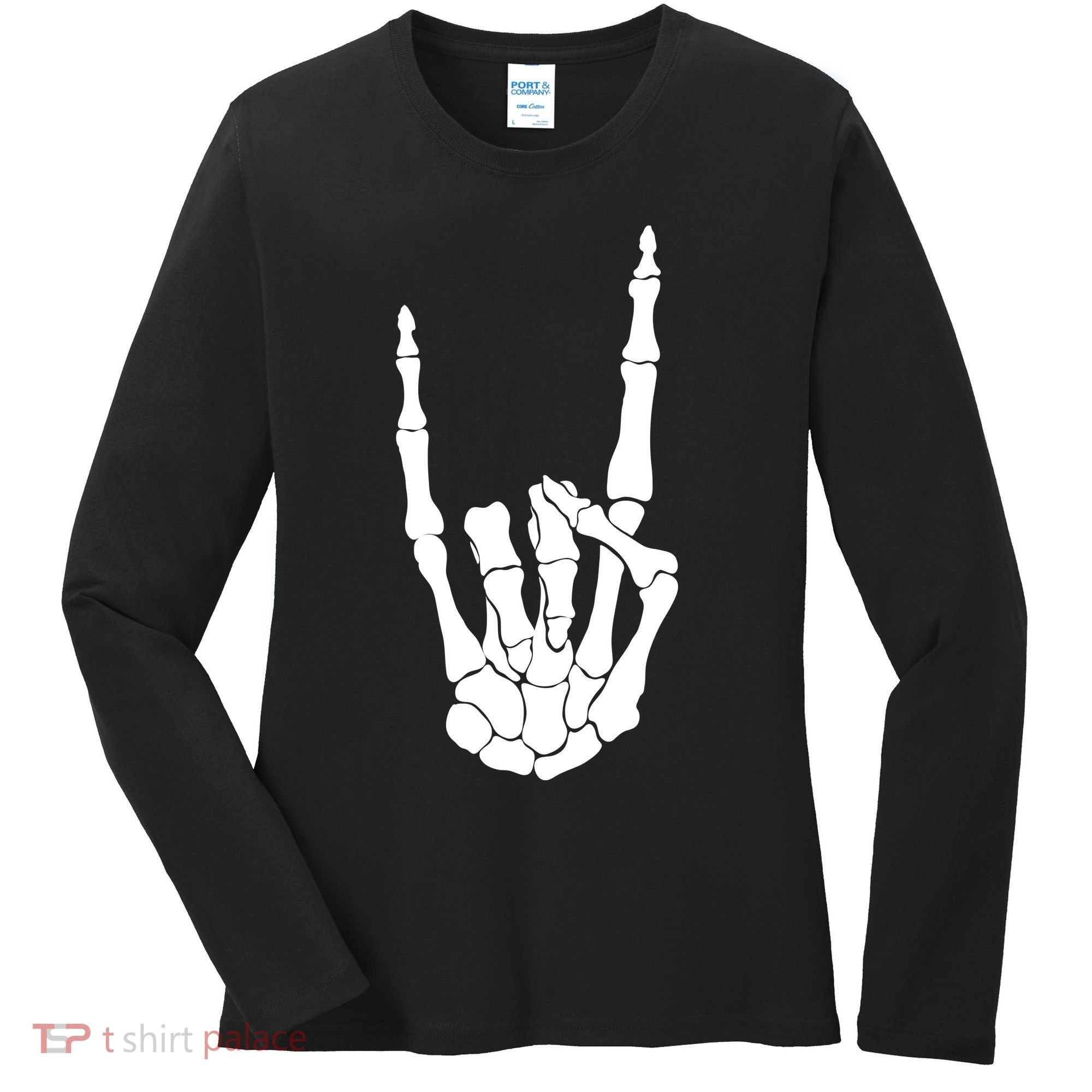 Skeleton Rocks Women's Long Sleeve Shirt