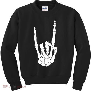 Skeleton Rocks Kids Sweatshirt