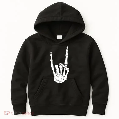 Skeleton Rocks Kids Hoodie