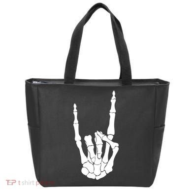 Skeleton Rocks Tote Bag