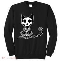 Skeleton X-Ray Cat Day Of The Dead Sweatshirt thumb 0