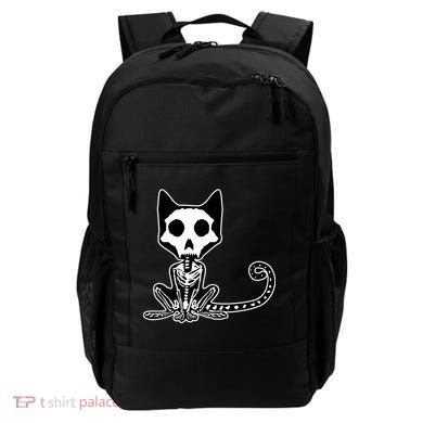 Skeleton X-Ray Cat Day Of The Dead Backpack