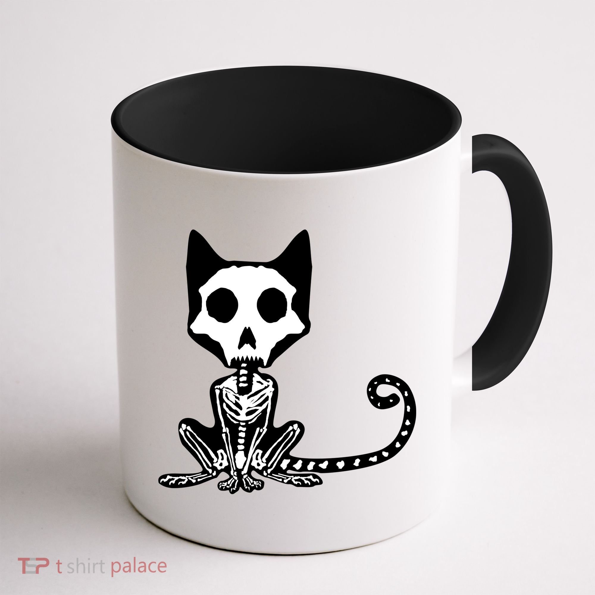 Skeleton X-Ray Cat Day Of The Dead Coffee Mug