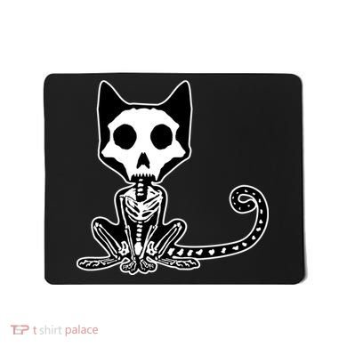 Skeleton X-Ray Cat Day Of The Dead Mousepad