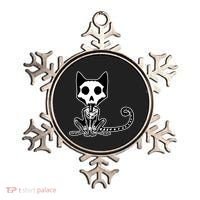Skeleton X-Ray Cat Day Of The Dead Ornament thumb 0