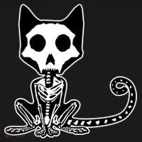 Skeleton X-Ray Cat Day Of The Dead Ornament thumb 1
