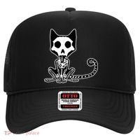 Skeleton X-Ray Cat Day Of The Dead Hat thumb 0
