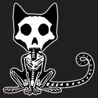 Skeleton X-Ray Cat Day Of The Dead Hat thumb 2