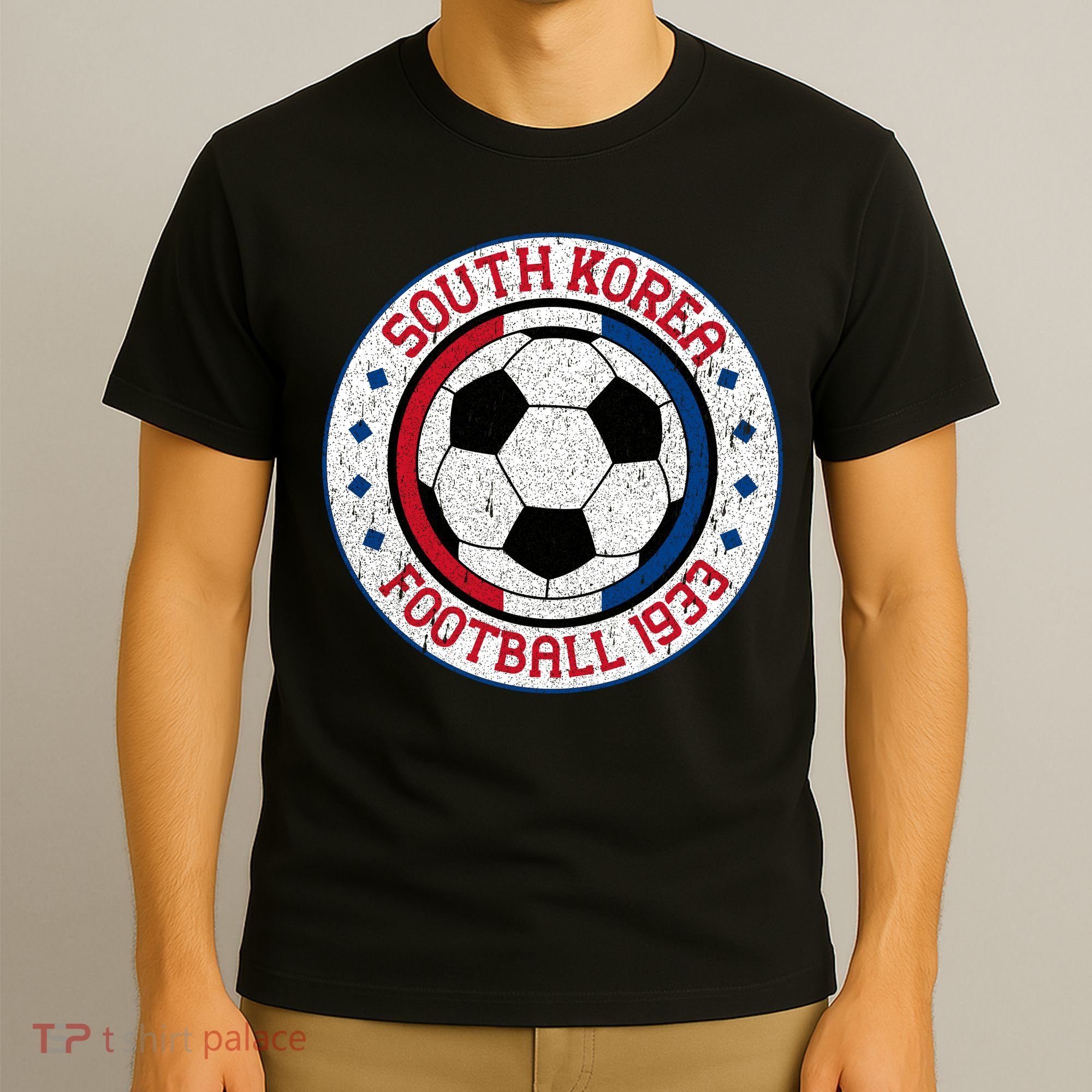 South Korea Football 1933 Vintage Soccer T-Shirt