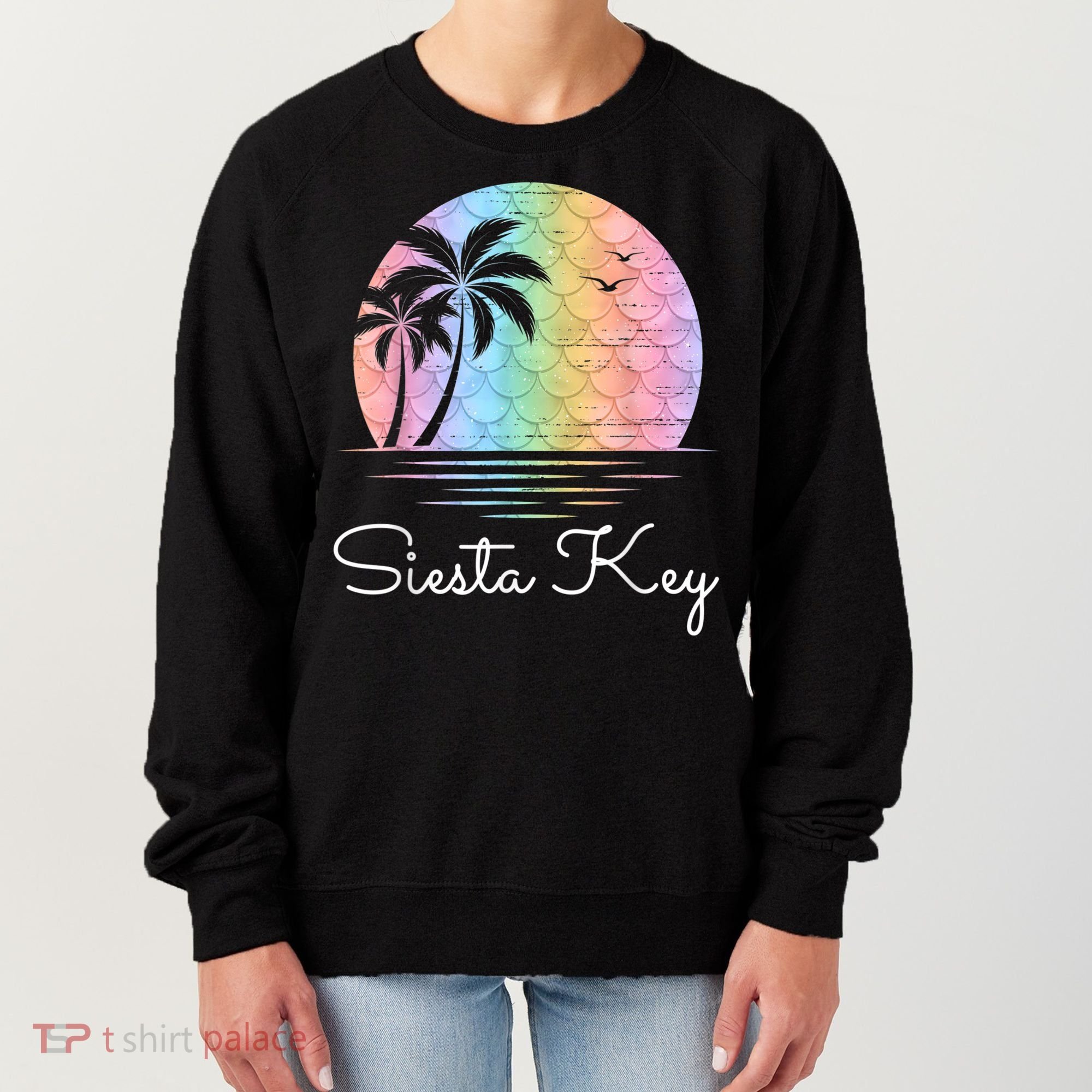 Siesta Key Florida Vacation Beach Island Family Group Women's Sweatshirt