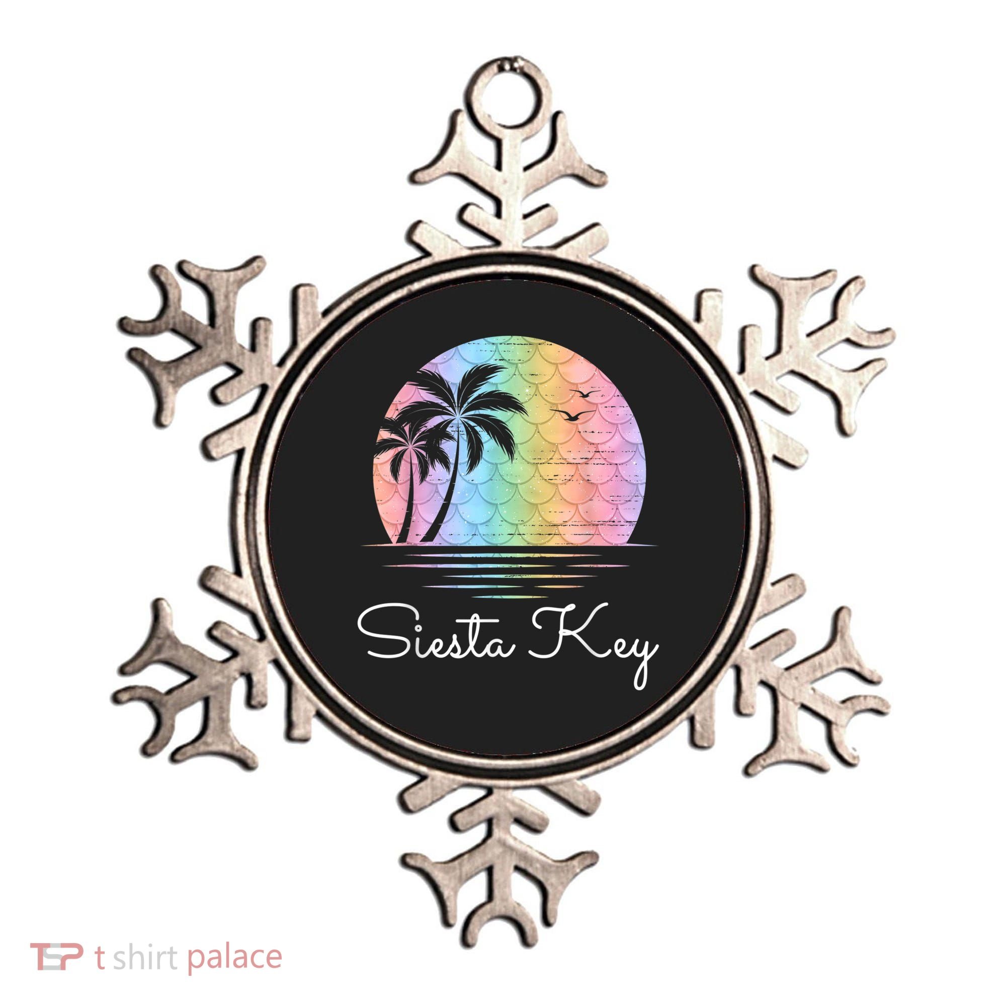 Siesta Key Florida Vacation Beach Island Family Group Ornament