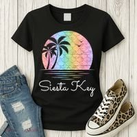 Siesta Key Florida Vacation Beach Island Family Group Women's T-Shirt thumb 3