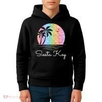 Siesta Key Florida Vacation Beach Island Family Group Kids Hoodie thumb 4