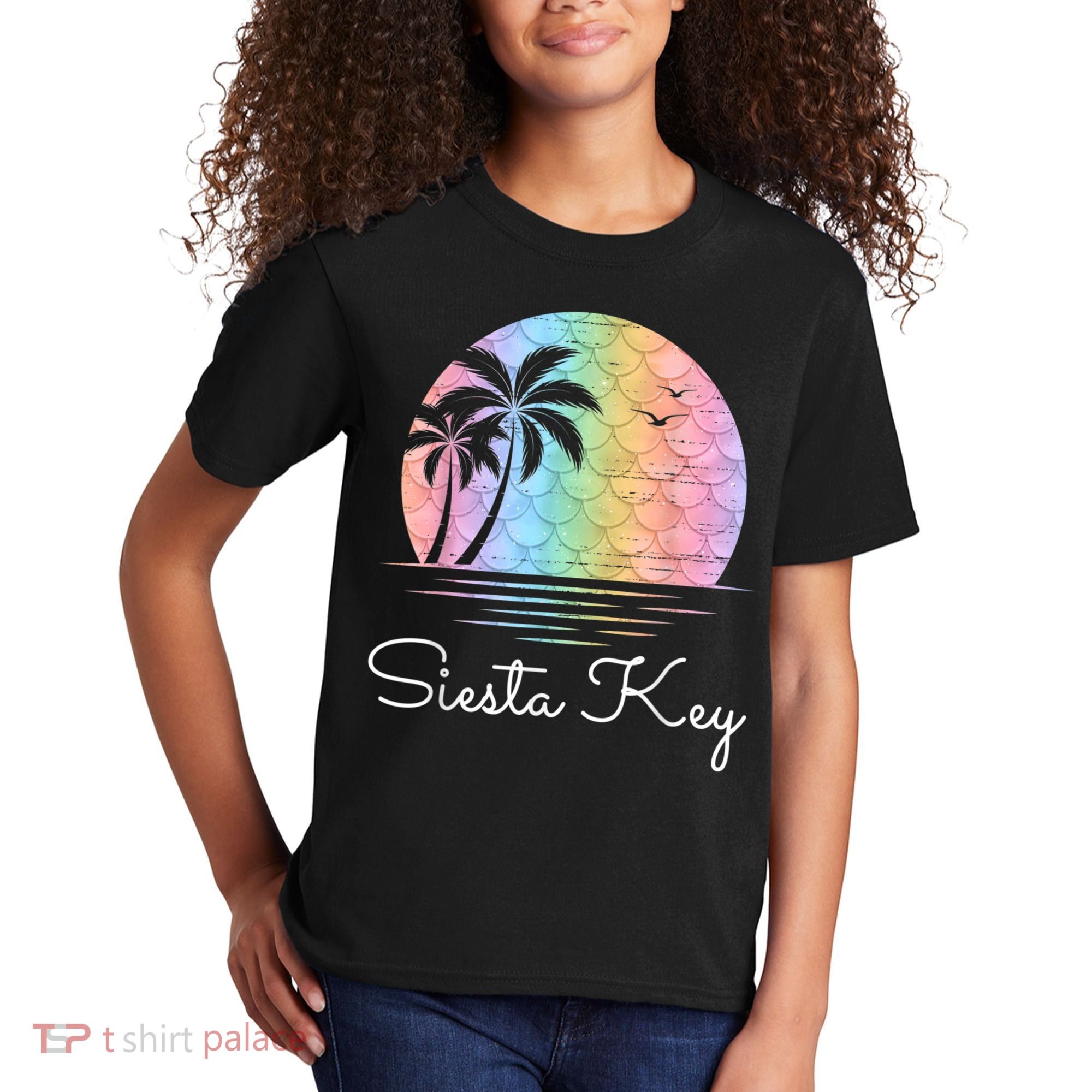 Siesta Key Florida Vacation Beach Island Family Group Kids T-Shirt