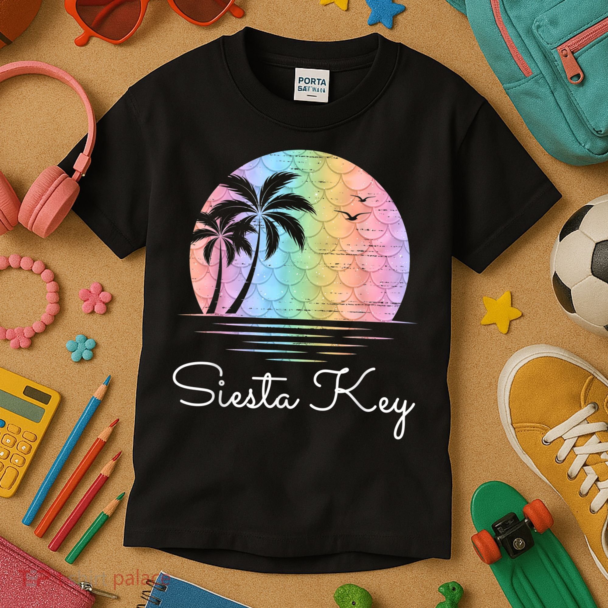 Siesta Key Florida Vacation Beach Island Family Group Kids T-Shirt